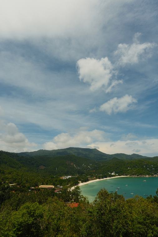 The whole bay, from above