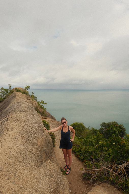 The trail over the headland