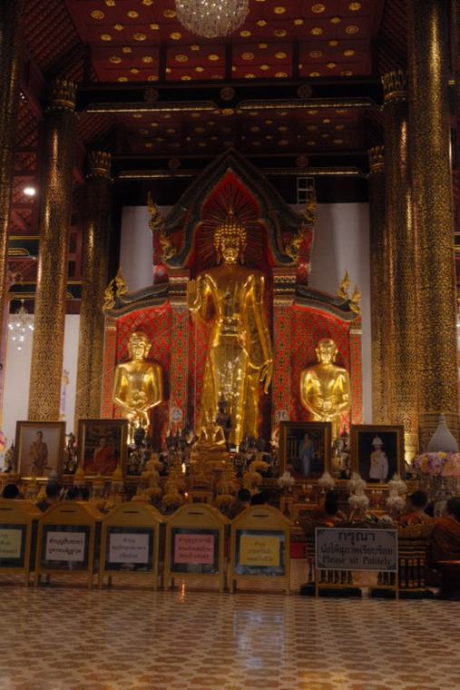 Inside the viharn
