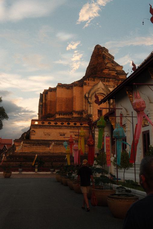 The chedi has been standing since the 14th century